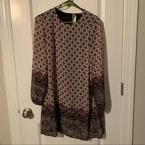 3 for $20 || Long Sleeved Patterned Dress
